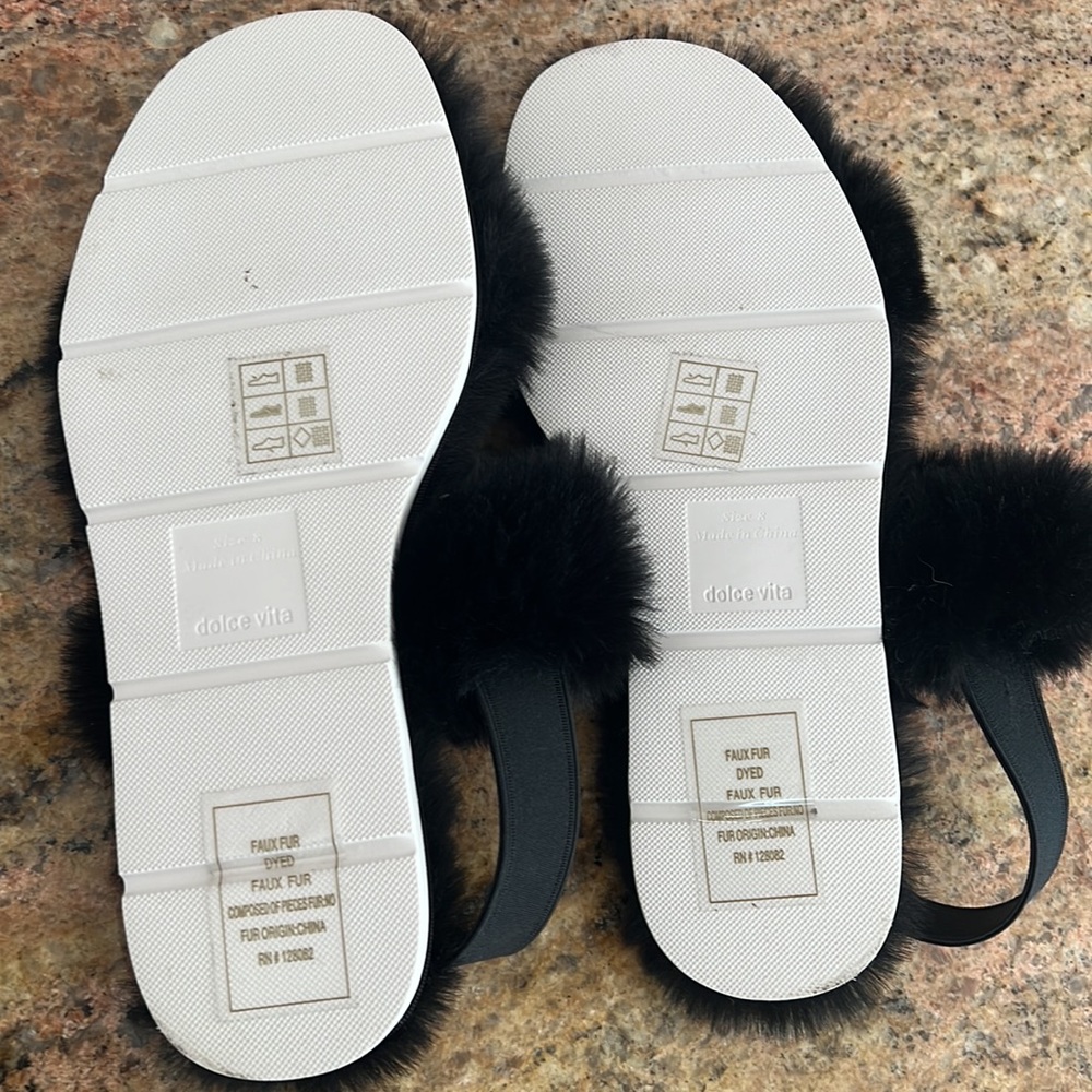 Slippers Anthropologie Dolce Vita Faux Fur Slippers Dolce Vita